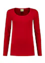 Lemon & Soda 1267 Longsleeve Body Fit Dames miniatuur