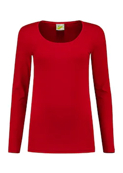 Lemon & Soda 1267 Longsleeve Body Fit Dames miniatuur