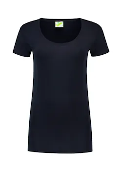 Lemon & Soda 1268 T-shirt Body Fit Dames miniatuur