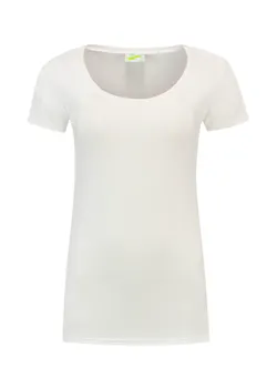 Lemon & Soda 1268 T-shirt Body Fit Dames miniatuur