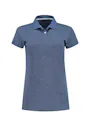 L&S LEM3550 Poloshirt meliert Mix Kurzarm Piqué Damen Vorschaubild