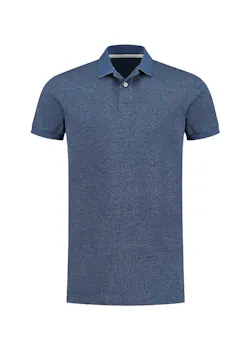 L&S LEM3552 Poloshirt Heather Mix Short Sleeves miniatuur