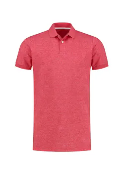 L&S LEM3552 Poloshirt Heather Mix Short Sleeves miniatuur