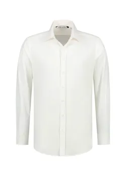 L&S LEM3925 Shirt Long Sleeves Stretch Poly-Cotton Mix Poplin miniatuur
