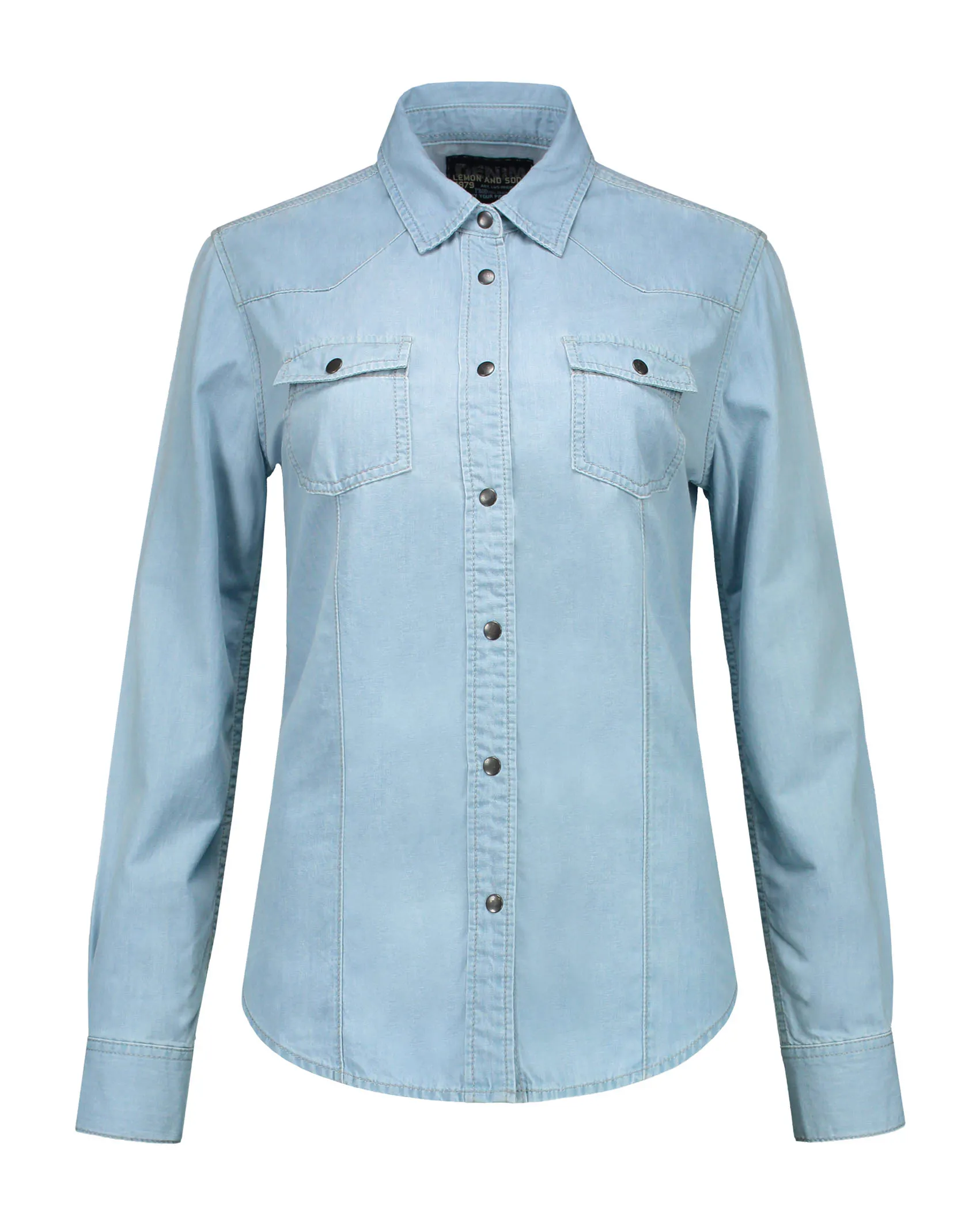 Hellblauer Denim