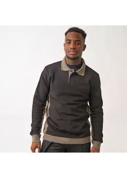 Lemon & Soda 4700 Polosweater Regular Fit miniatuur