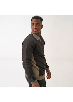 Lemon & Soda 4700 Polosweater Regular Fit miniatuur