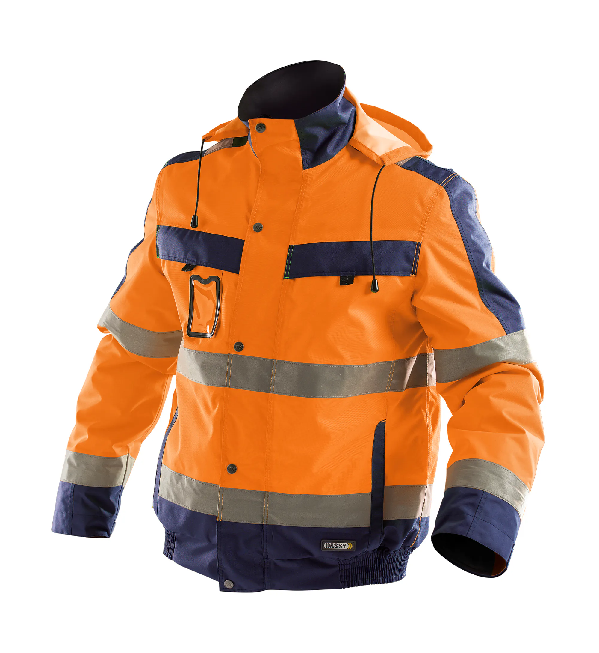 Oranje/Marineblauw