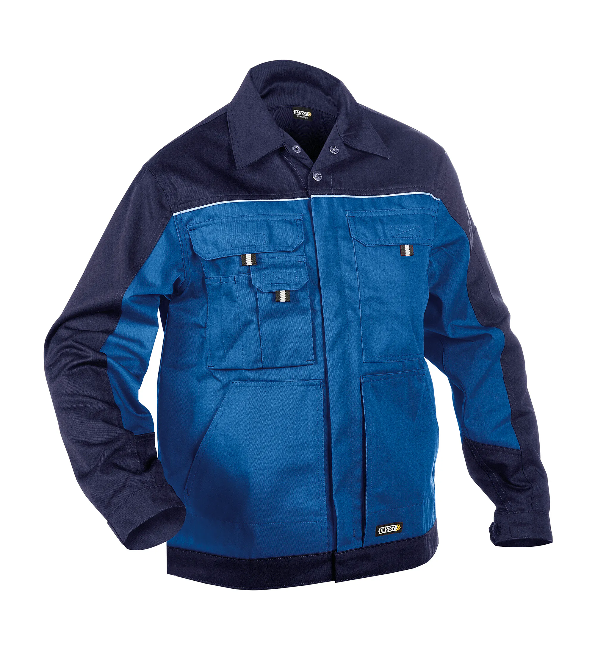 Korenblauw/Donkerblauw