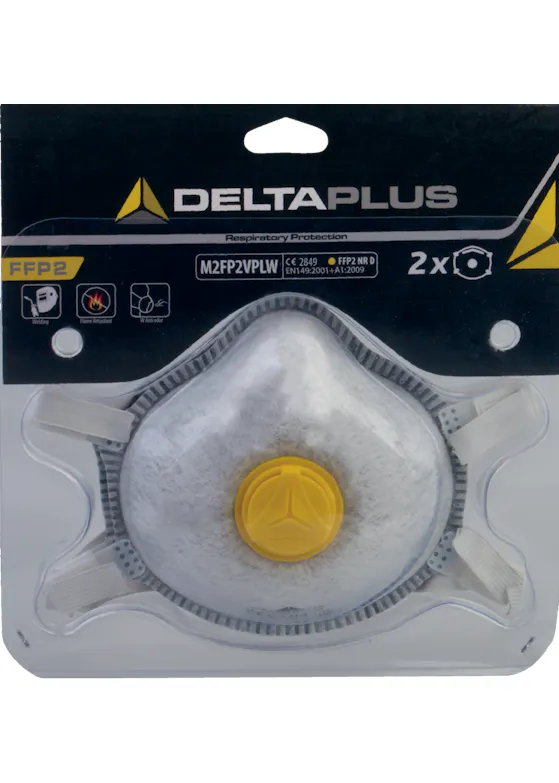 Delta Plus Set of 2 Partikelfiltermasken FFP2 M2FP2VW