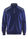 Blåkläder 3353 Sweatshirt, bicolor, mit halbem Reißverschluss Vorschaubild