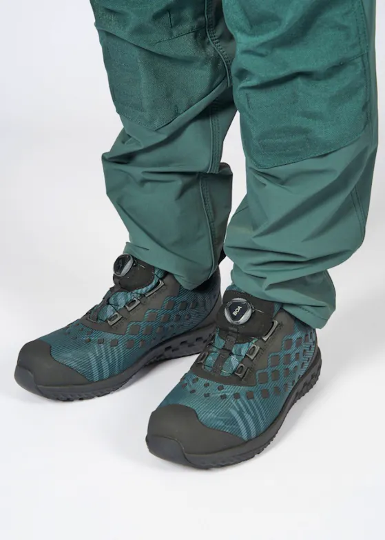 Mascot kundenspezifischer F0650 S1PL Sicherheitsschuh Waldgrün/Schwarz