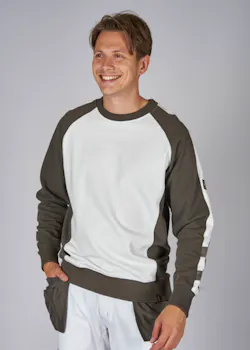 Mascot Sweat-shirt blanc Unique thumbnail (vignette)