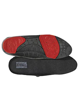 Cofra Metatarsal-Einlegesohle Schwarz/Rot – Gr. 43
