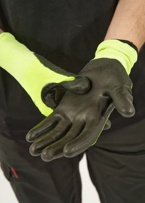 Milwaukee Hi-Vis Schnittschutzklasse C Arbeitshandschuh
