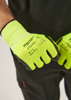 Milwaukee Hi-vis Snijklasse C Werkhandschoen miniatuur