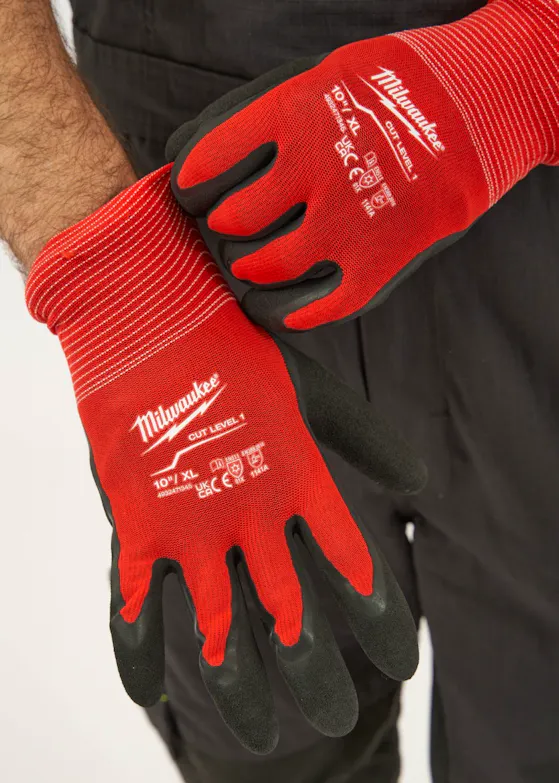 Milwaukee Winterarbeitshandschuh, Schnittklasse A