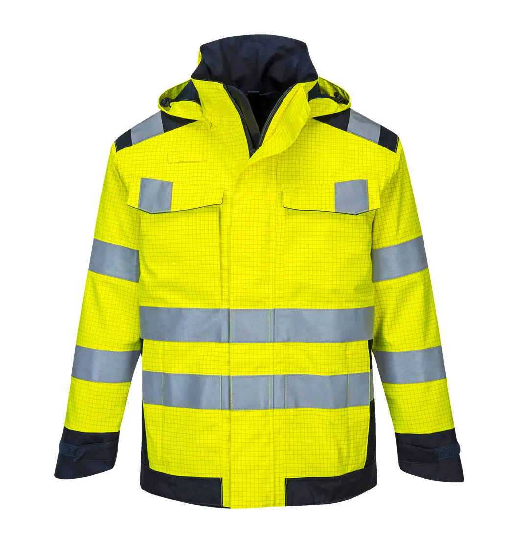 High Vis Gelb/Marineblau