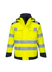 High Vis Geel/Marineblauw