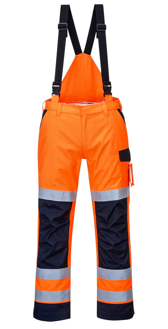 High Vis Orange/Marineblau