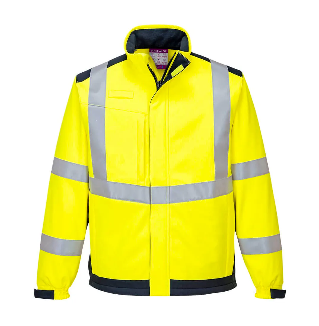 High Vis Gelb/Marineblau