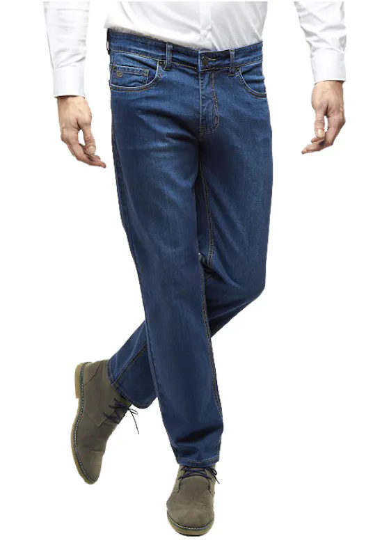 247Jeans Palm S04 Sand-Blasted Medium Blue
