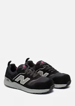 New Balance Elite Lite S1PL Dames Werkschoen Zwart/Rose miniatuur