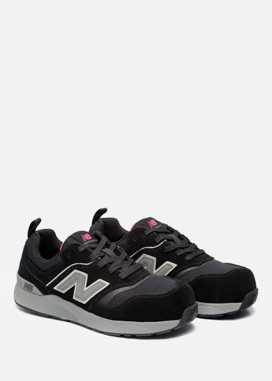 New Balance Elite Lite S1PL Damen-Sicherheitsschuh schwarz/rosa