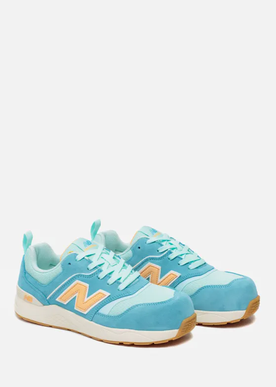 New Balance Elite Lite S1PL Dames Werkschoen Blauw/Oranje