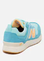 New Balance Elite Lite S1PL Dames Werkschoen Antraciet/Blauw miniatuur