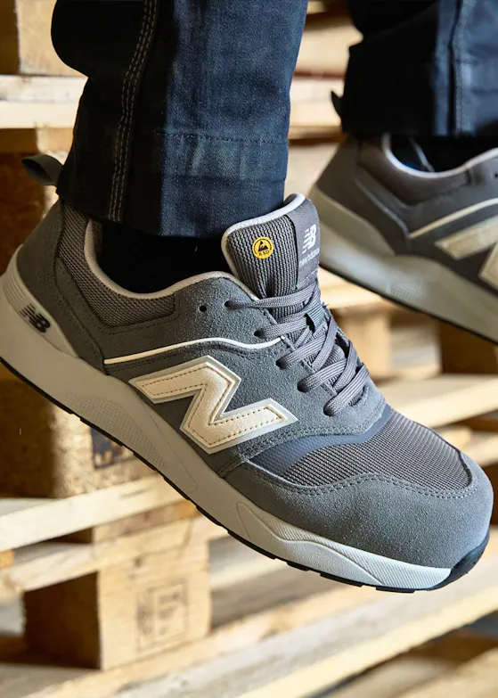 New Balance Elite Lite S1PL Sicherheitsschuh Grau/Weiß