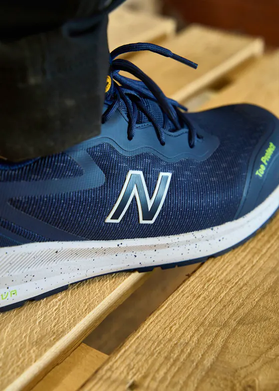 New Balance Logic S1PL Sicherheitsschuh blau/gelb