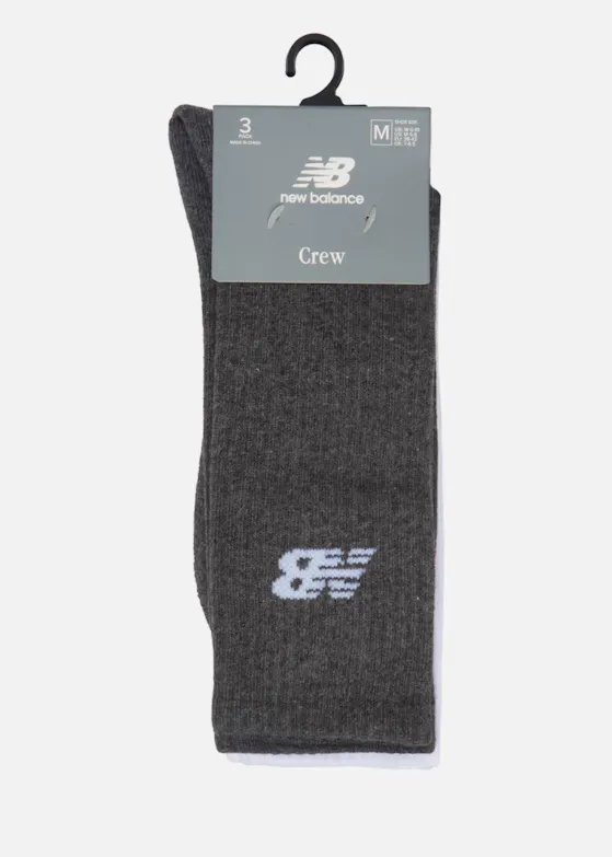 New Balance 3-pack Everyday Crew Socks 