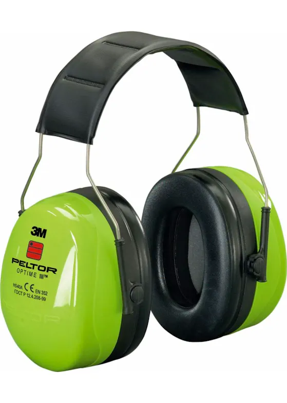 3M Peltor Optime III Kapselgehörschützer H540A-461-GB Hi-Viz-Kopfband