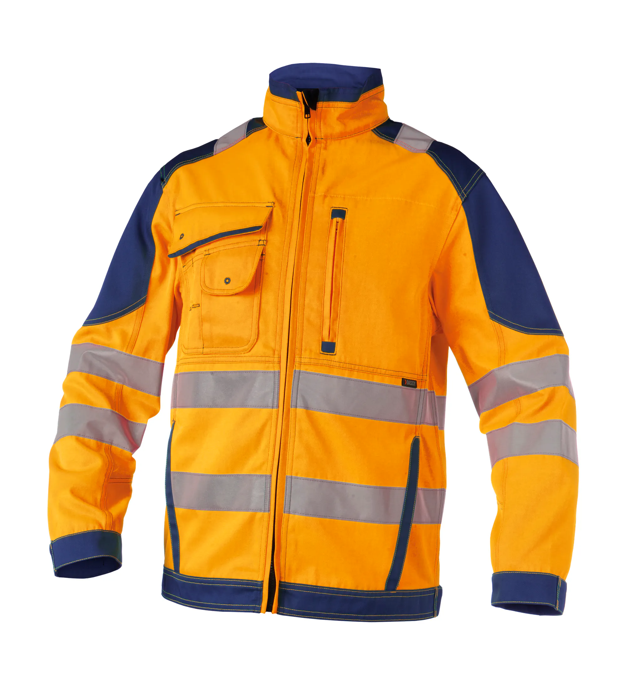 Orange/Marineblau