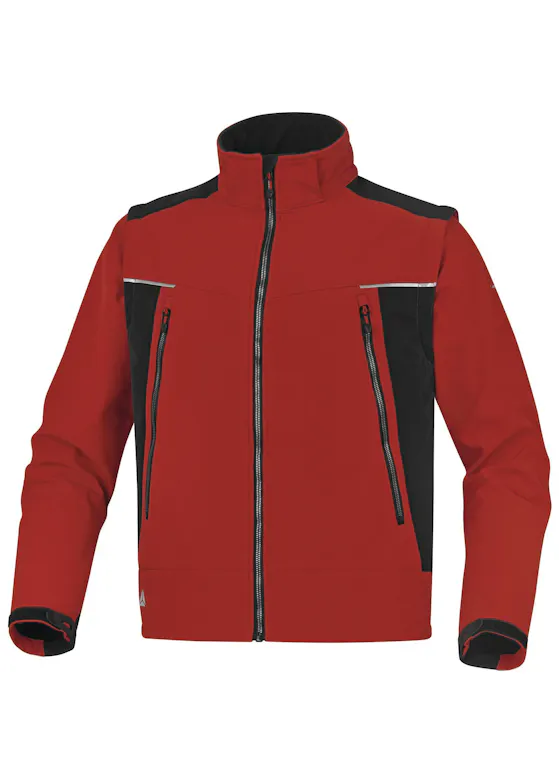 Delta Plus Jacke aus Softshell-Polyester/Elasthan mit 3 laminierten Lagen