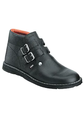 FHB OSKAR Dachdeckerstiefel mit Autoreifen‑Doppelschnalle