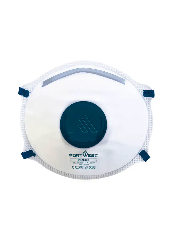 Portwest FFP2 Valved Dolomite Respirator (10 Stück) - 1