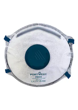 Portwest FFP2 Carbon-Valved Dolomite Respirator (10 Stück) - 1