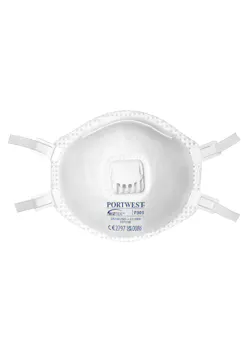 Portwest FFP3 Valved Respirator (10 Stuks)-1 miniatuur