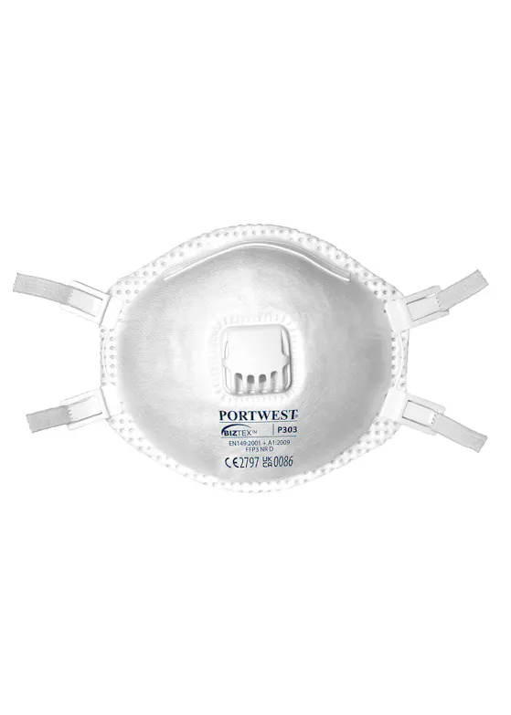 Portwest FFP3 Valved Dolomite Respirator (10 Stück) - 1