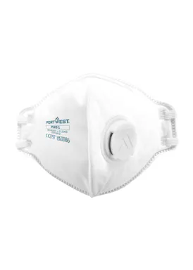 Portwest FFP3 Valved Dolomite Fold-Flat Respirator (20 Stück) - 1