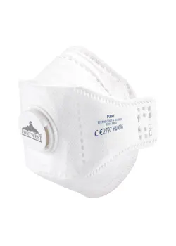 Portwest Eagle FFP3 Valved Dolomite Fold Flat Respirator (10 Stuks)-1