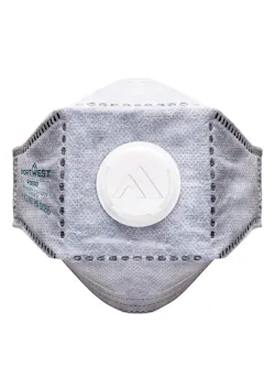 Portwest Eagle FFP3 Valved Carbon Fold Flat Respirator (10 Stuks)-1
