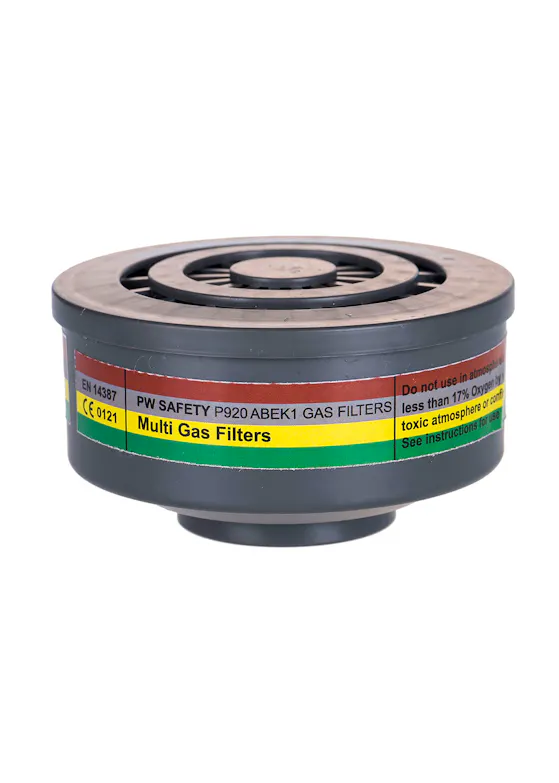 Portwest ABEK1-Gasfilter, spezieller Gewindeanschluss (4 Stück) - 1