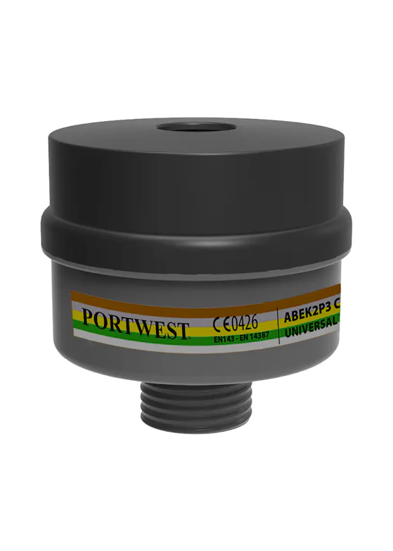 Portwest ABEK2P3 Kombinationsfilter, Universalgewinde (4 Stück) - 1