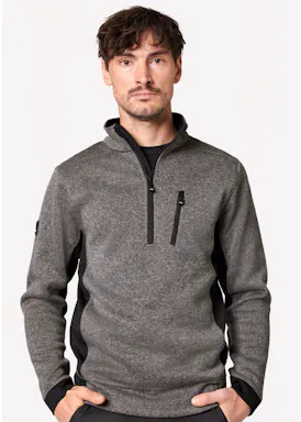 FHB Patrick 79597 gestrickter Fleece-Pullover Regular-Fit