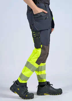 Portwest EV442 - EV4 Hi-Vis Stretch Broek met Afneembare Holsterzak Klasse 1 miniatuur
