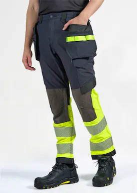 Portwest EV442 - EV4 Hi-Vis Stretch Broek met Afneembare Holsterzak Klasse 1