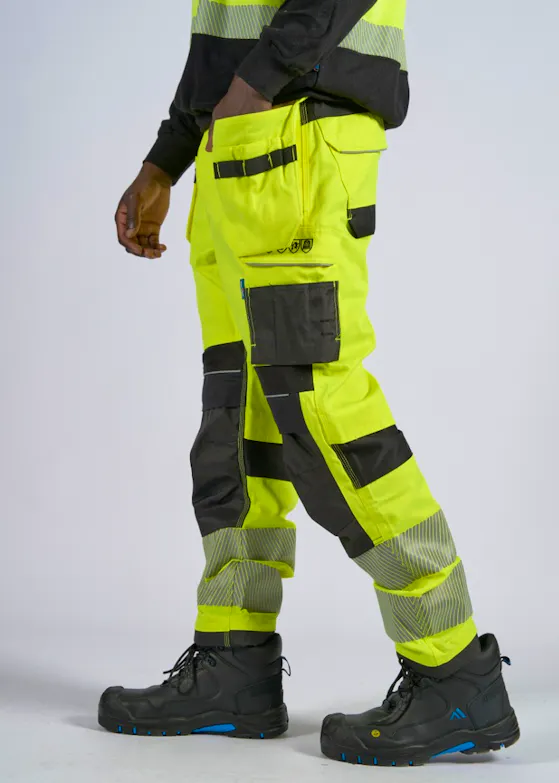 Portwest FR407 - PW3 flammenhemmende Hi-Vis-Stretchhose